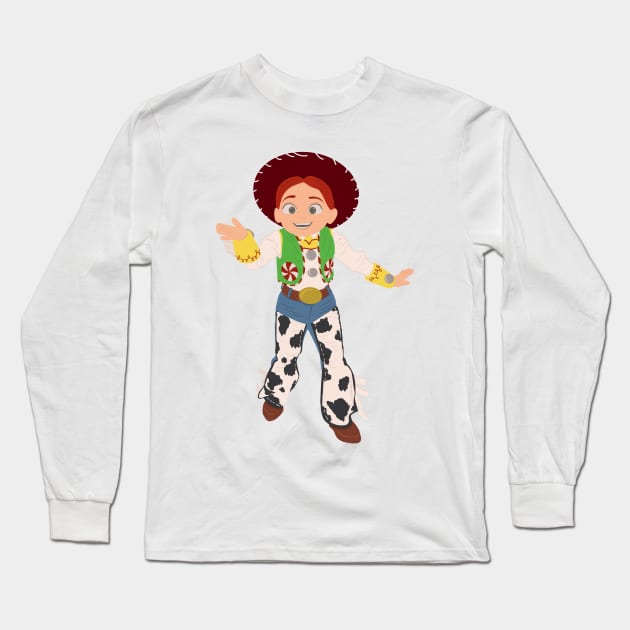 MHH Cowgirl Long Sleeve T-Shirt by lyndsiemark